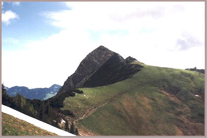 Aiplspitz vom Tanzeck aus gesehen