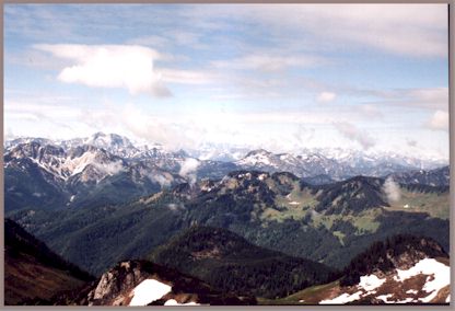 Blick in Richtung Tegernseer Berge & Karwendel