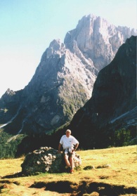 Blick auf den Langkofel