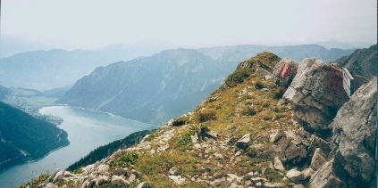 Blick von der Seekarspitze auf den sdl. Achensee