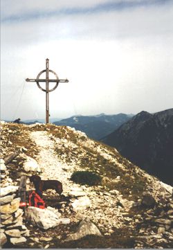 Gipfel der Seekarspitze 2053m.